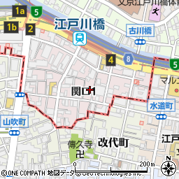 東京都文京区関口1丁目13周辺の地図