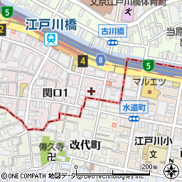 東京都文京区関口1丁目15周辺の地図