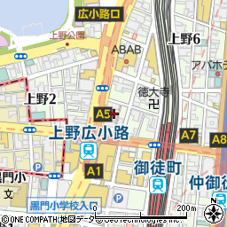 上野Ｃ－ｒｏａｄビル周辺の地図