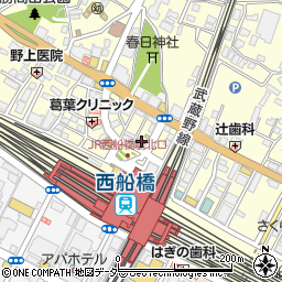 カラオケ館 西船橋駅前店周辺の地図