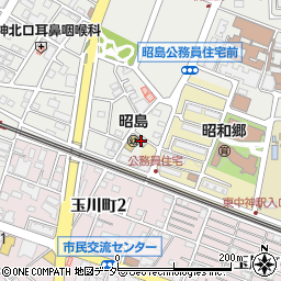 昭島教会周辺の地図