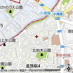 ショウワパーク北新宿４丁目駐車場周辺の地図