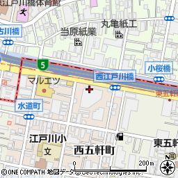 東京都新宿区西五軒町13周辺の地図