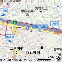 東京都新宿区西五軒町13周辺の地図