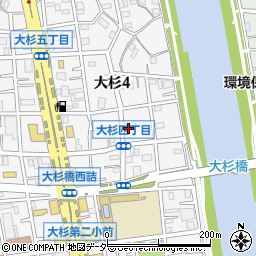 東京都江戸川区大杉4丁目21-2周辺の地図