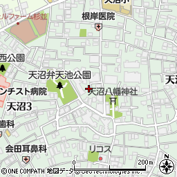 荻窪ガーデンハウス３号館周辺の地図