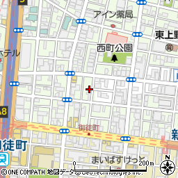 運輸労連東京会館周辺の地図