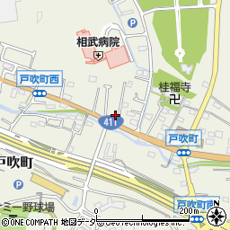 東京都八王子市戸吹町334周辺の地図