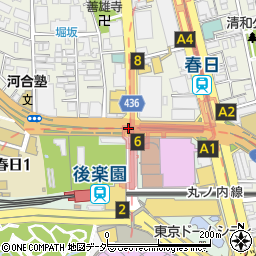 富坂下周辺の地図