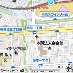 パークジャパン業平第３駐車場周辺の地図