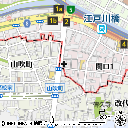 フレッシュネスバーガー 江戸川橋店周辺の地図