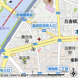 中川薬局　吾妻橋店周辺の地図