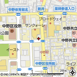 ディスクユニオン中野店周辺の地図
