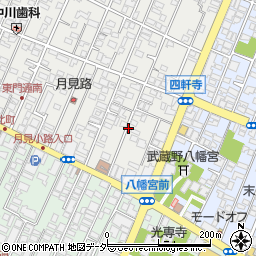 ＳＡＮパーク武蔵野吉祥寺北町３駐車場周辺の地図
