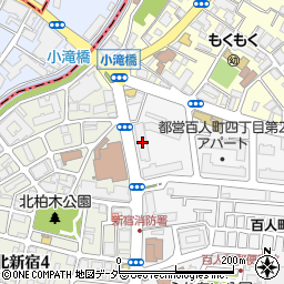 東京都新宿区百人町4丁目8-7周辺の地図