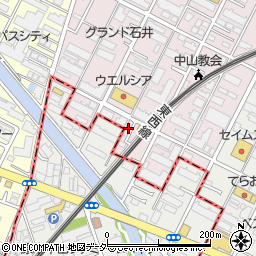 千葉県船橋市二子町627-12周辺の地図