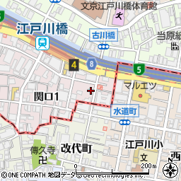 東京都文京区関口1丁目15-12周辺の地図