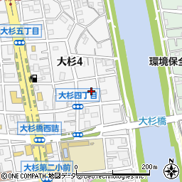 東京都江戸川区大杉4丁目21-10周辺の地図