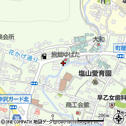 山梨県甲州市塩山上於曽48周辺の地図