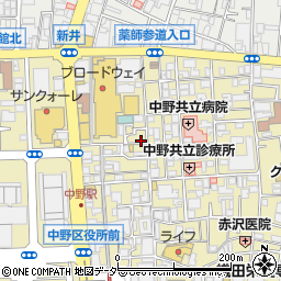 肉奉行 中野 牛誠周辺の地図