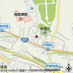 東京都八王子市戸吹町196周辺の地図