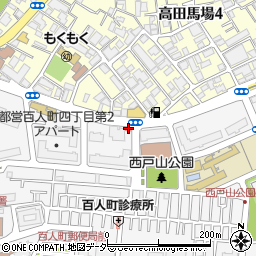 東京都新宿区百人町4丁目6-1周辺の地図