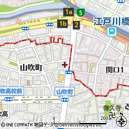 東京都新宿区山吹町347周辺の地図