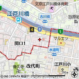 東京都文京区関口1丁目15-11周辺の地図