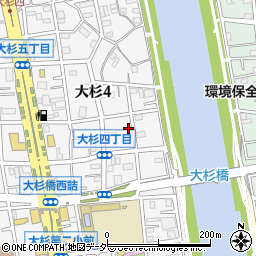 東京都江戸川区大杉4丁目21-9周辺の地図
