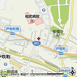 東京都八王子市戸吹町334-5周辺の地図