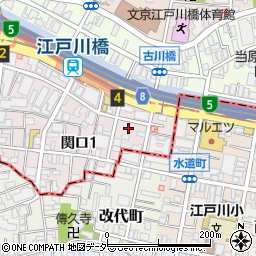 東京都文京区関口1丁目15-6周辺の地図