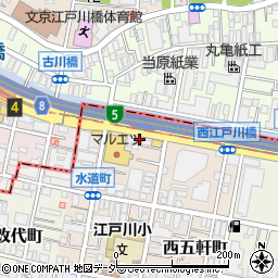 三井住友銀行江戸川橋 ＡＴＭ周辺の地図