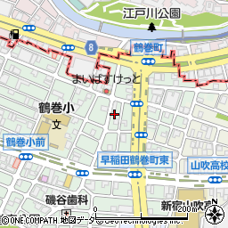 東京都新宿区早稲田鶴巻町567周辺の地図