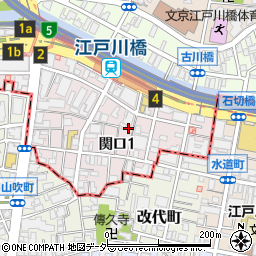 東京都文京区関口1丁目13-21周辺の地図