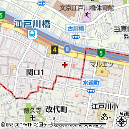 東京都文京区関口1丁目15-9周辺の地図