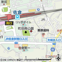メゾン佐倉Ｂ周辺の地図