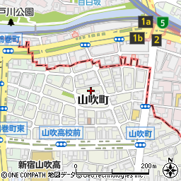 東京都新宿区山吹町359周辺の地図