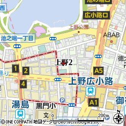 上野 ソルロンタン周辺の地図