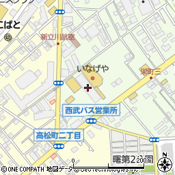 岩崎倉庫株式会社　北立川倉庫周辺の地図