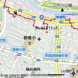 東京都新宿区早稲田鶴巻町260周辺の地図