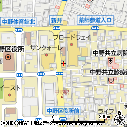 サイエンス倶楽部中野教室周辺の地図