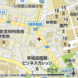 デイサービスヨウコー早稲田周辺の地図