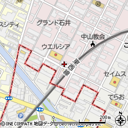 千葉県船橋市二子町586-1周辺の地図