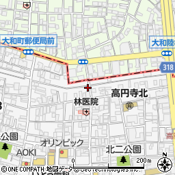 サンライズ高円寺周辺の地図