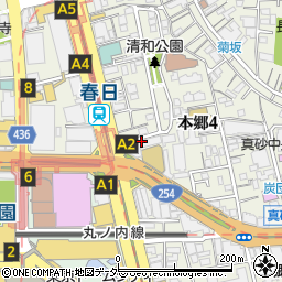 文京区民センター周辺の地図