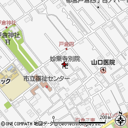 妙乗寺別院周辺の地図