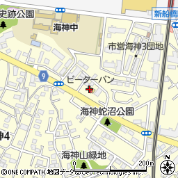 ピーターパン 石窯パン工房店周辺の地図