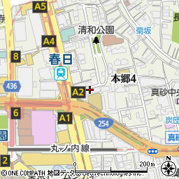 都営地下鉄東京都交通局　三田線春日駅周辺の地図