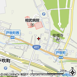 東京都八王子市戸吹町334-9周辺の地図