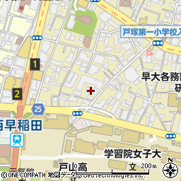 デイサービス 西早稲田周辺の地図